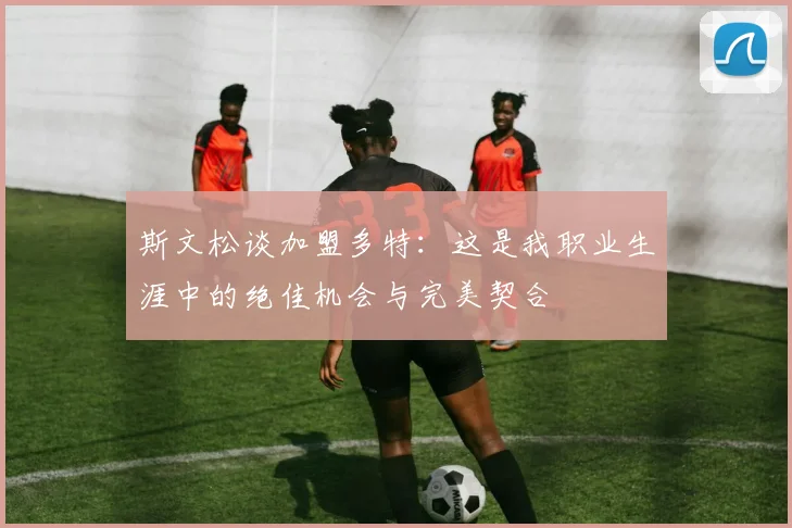斯文松谈加盟多特：这是我职业生涯中的绝佳机会与完美契合